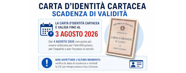 Carta Identità cartacea